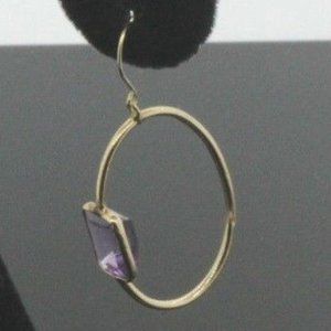 Jewelry - Women's 14k Gold Amethyst Hanging Earrings Jewelry - Women's 14k Gold Amethyst Hanging Earrings